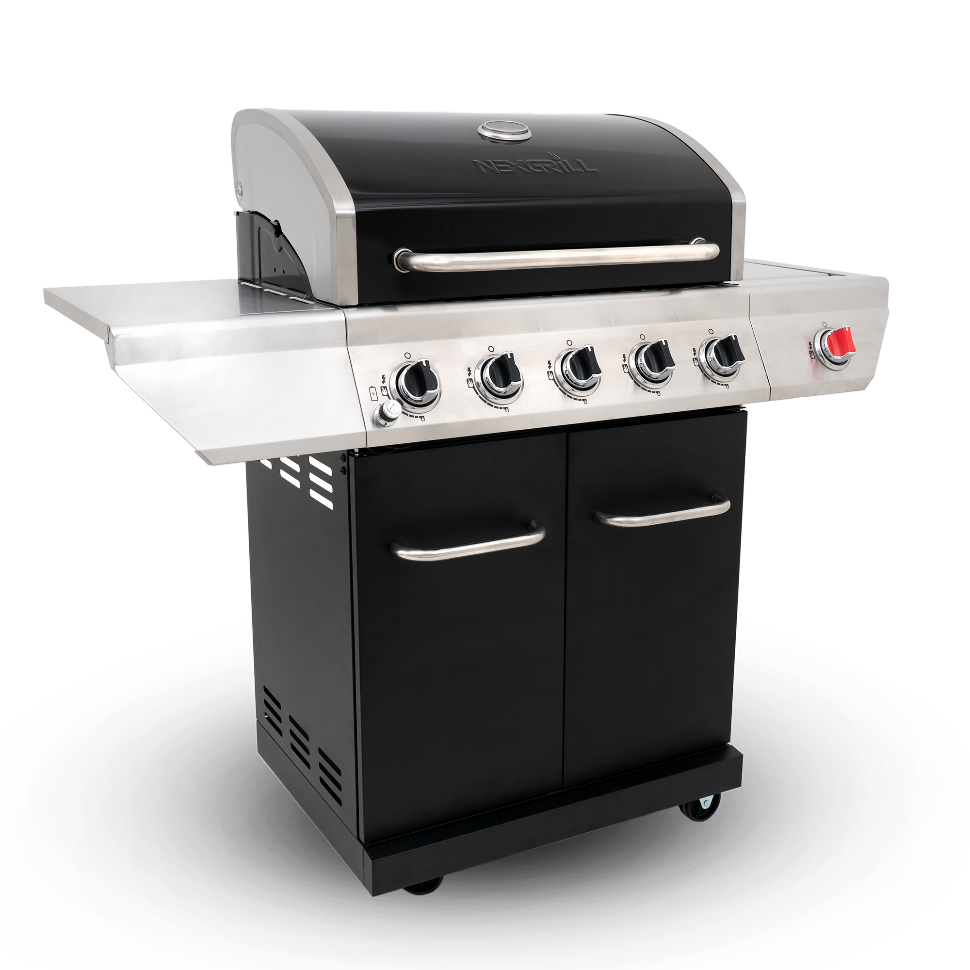 5 Burner Gas Grill With Gourmet Plus Cooking System