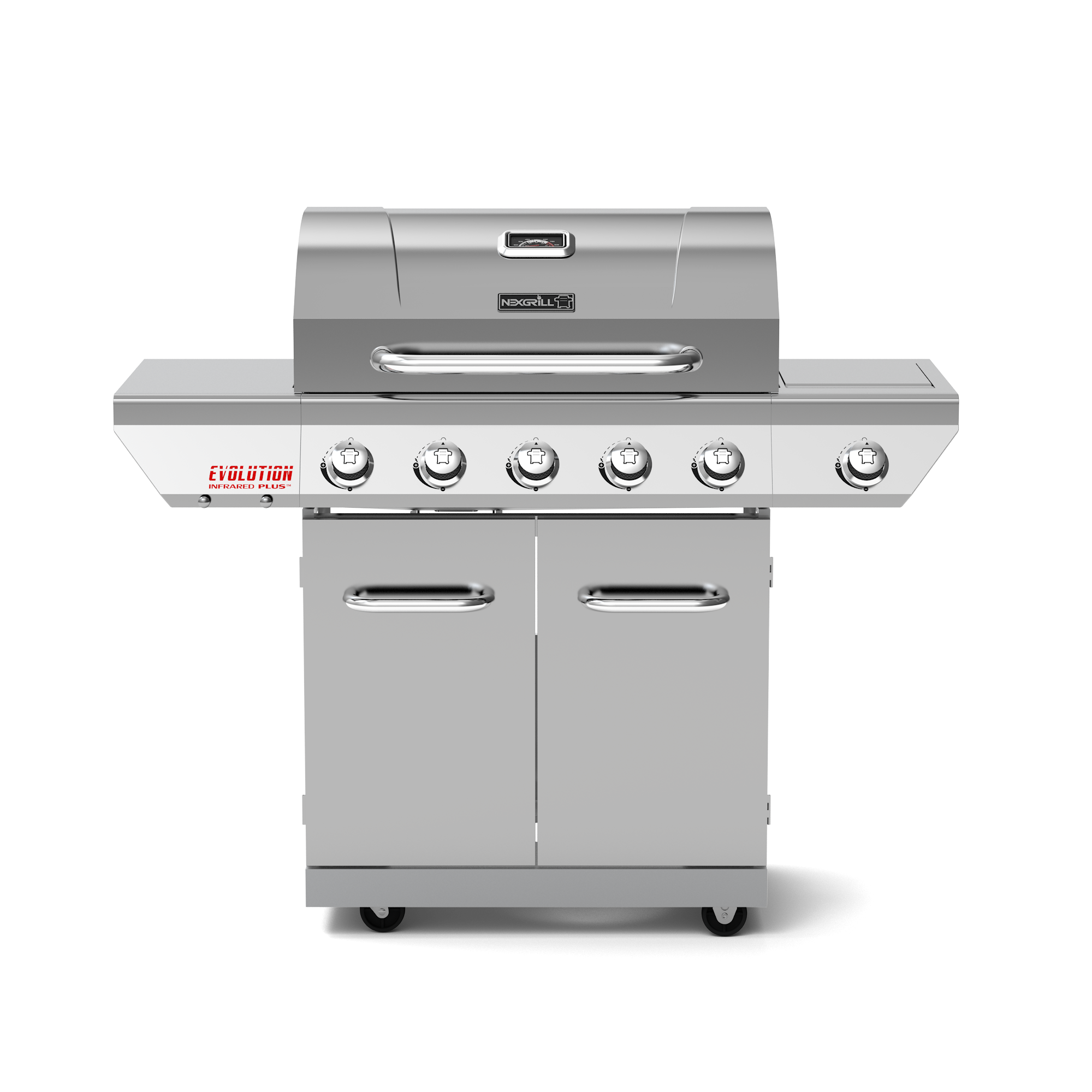 Evolution Infrared Plus 5-Burner Propane Gas Grill with Stainless Steel Side Burner