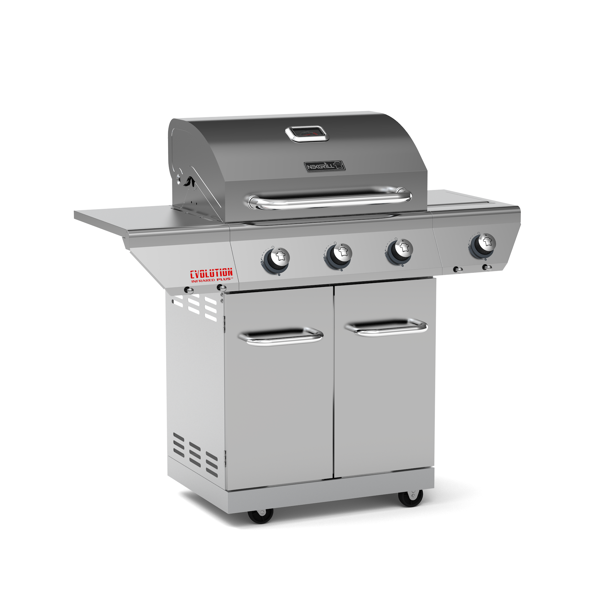 Evolution Infrared Plus 3-Burner Propane Gas Grill with Stainless Steel Side Burner