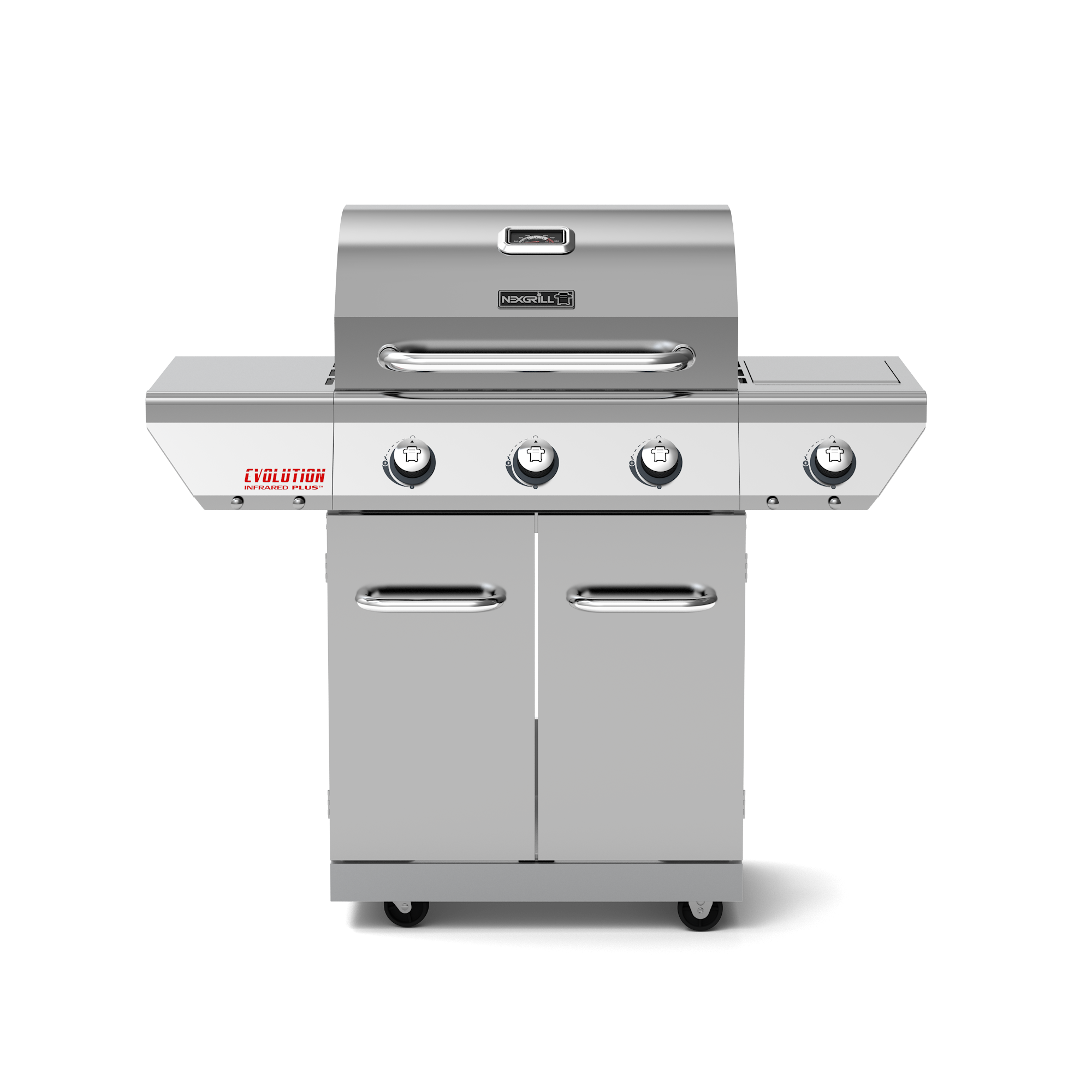 Evolution Infrared Plus 3-Burner Propane Gas Grill with Stainless Steel Side Burner