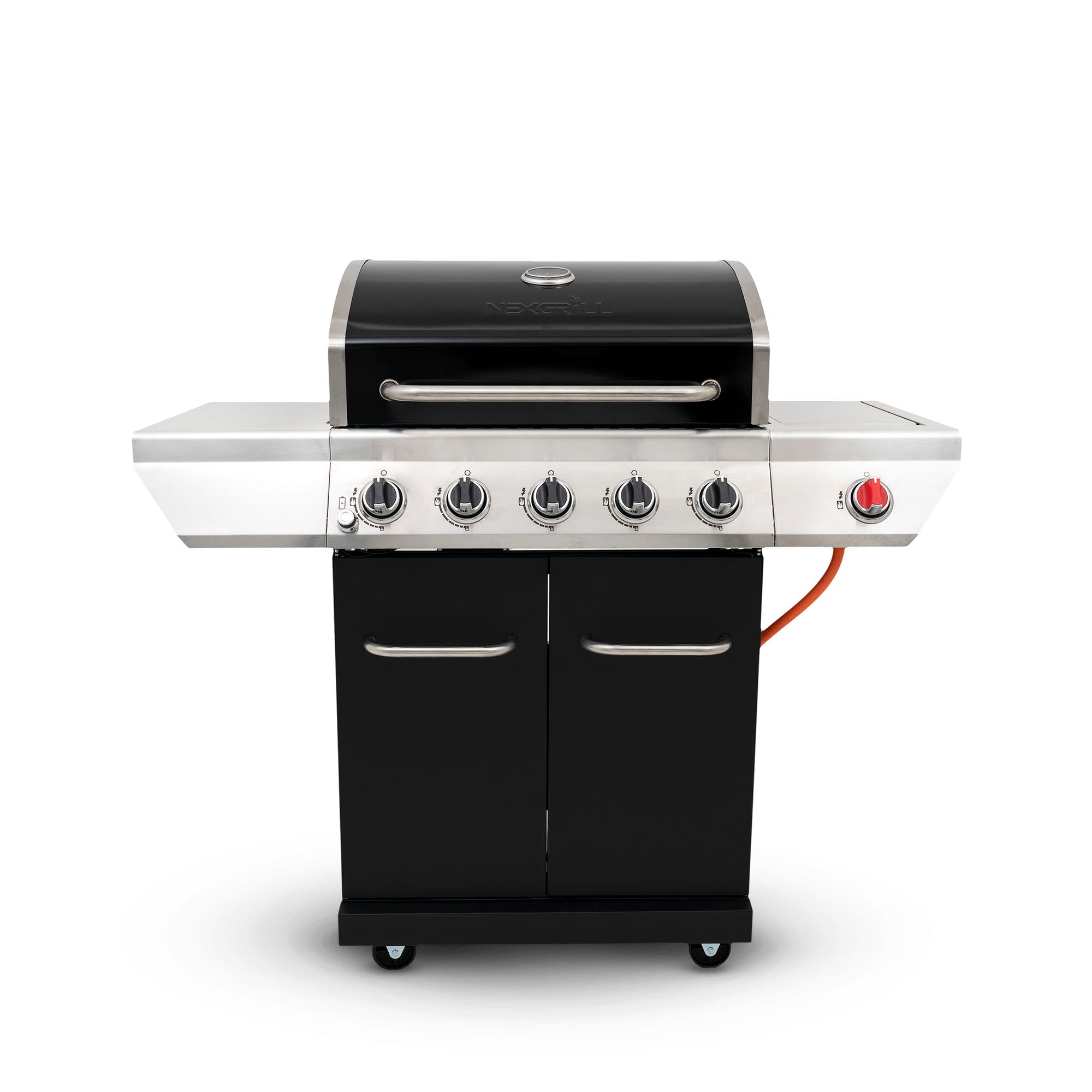 5 Burner Gas Grill With Gourmet Plus Cooking System